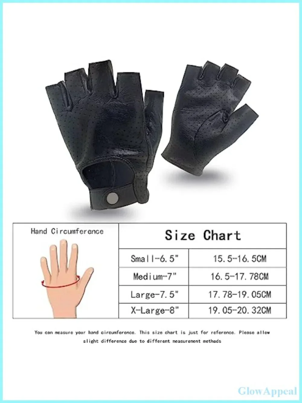 Womens Fingerless Driving Gloves Premium Lambskin Leather Breathable